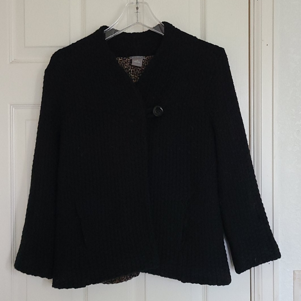 Ann Taylor Lined Button Jacket Blazer - image 1